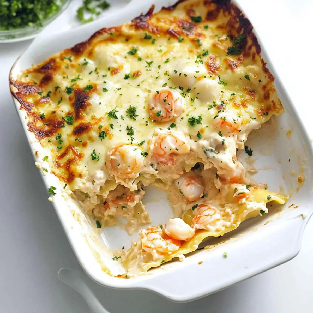 White Seafood Lasagna