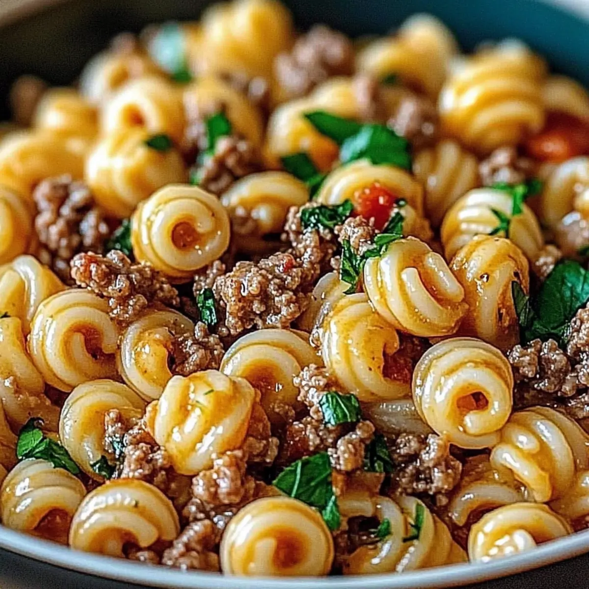 Marry Me Ground Beef Pasta