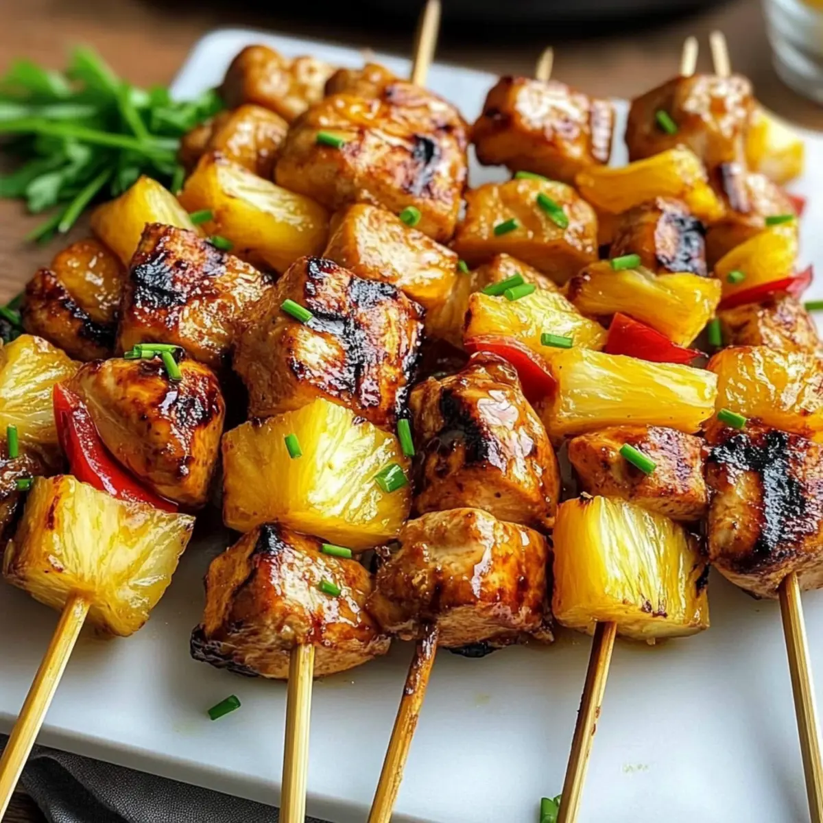 Pineapple Chicken Kabobs