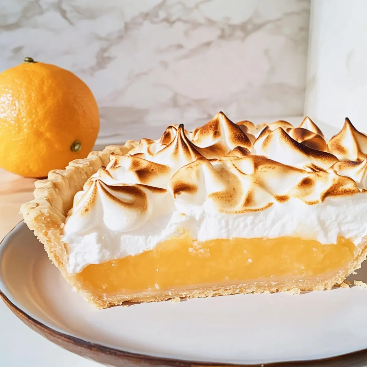 Orange Meringue Pie