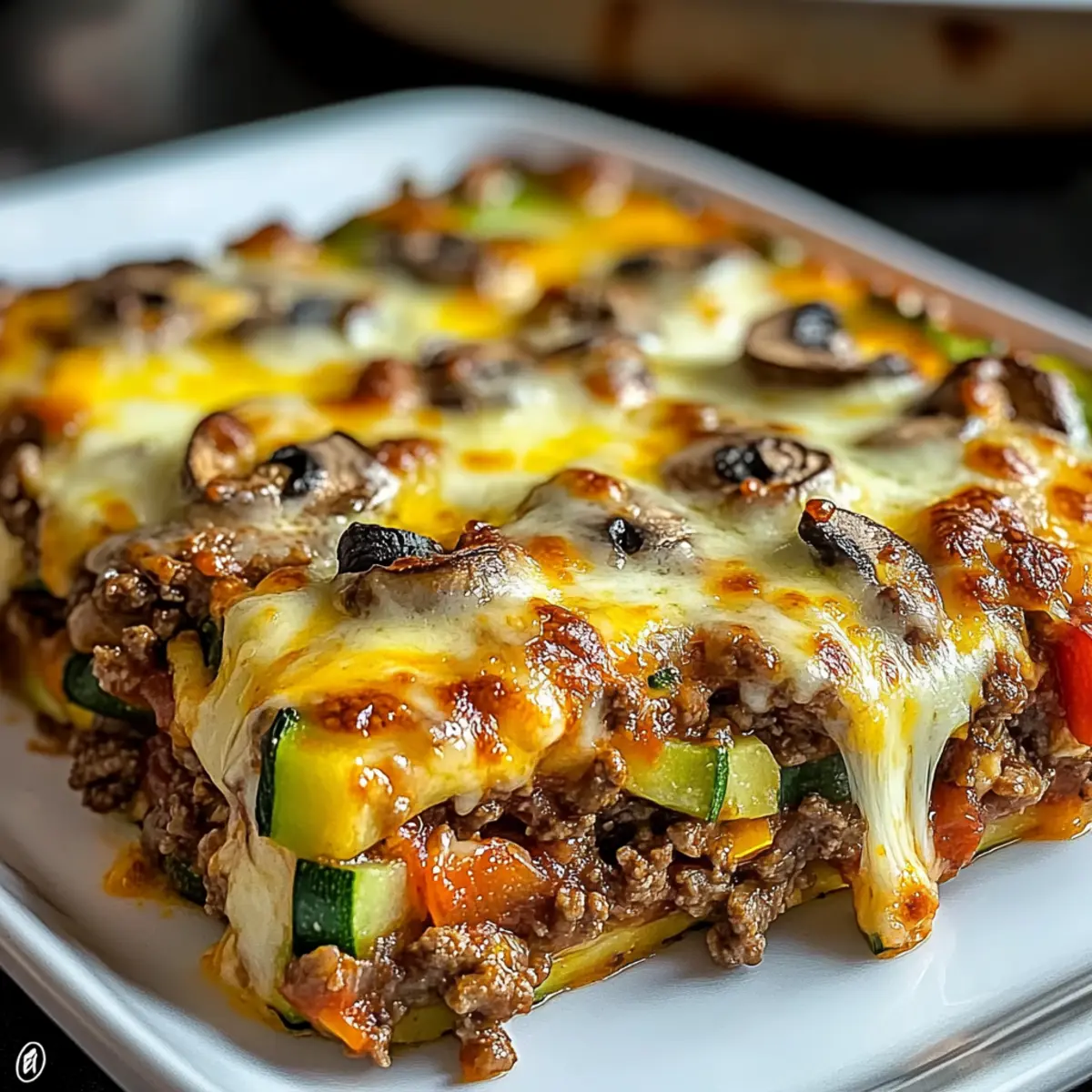 Zucchini Pizza Casserole