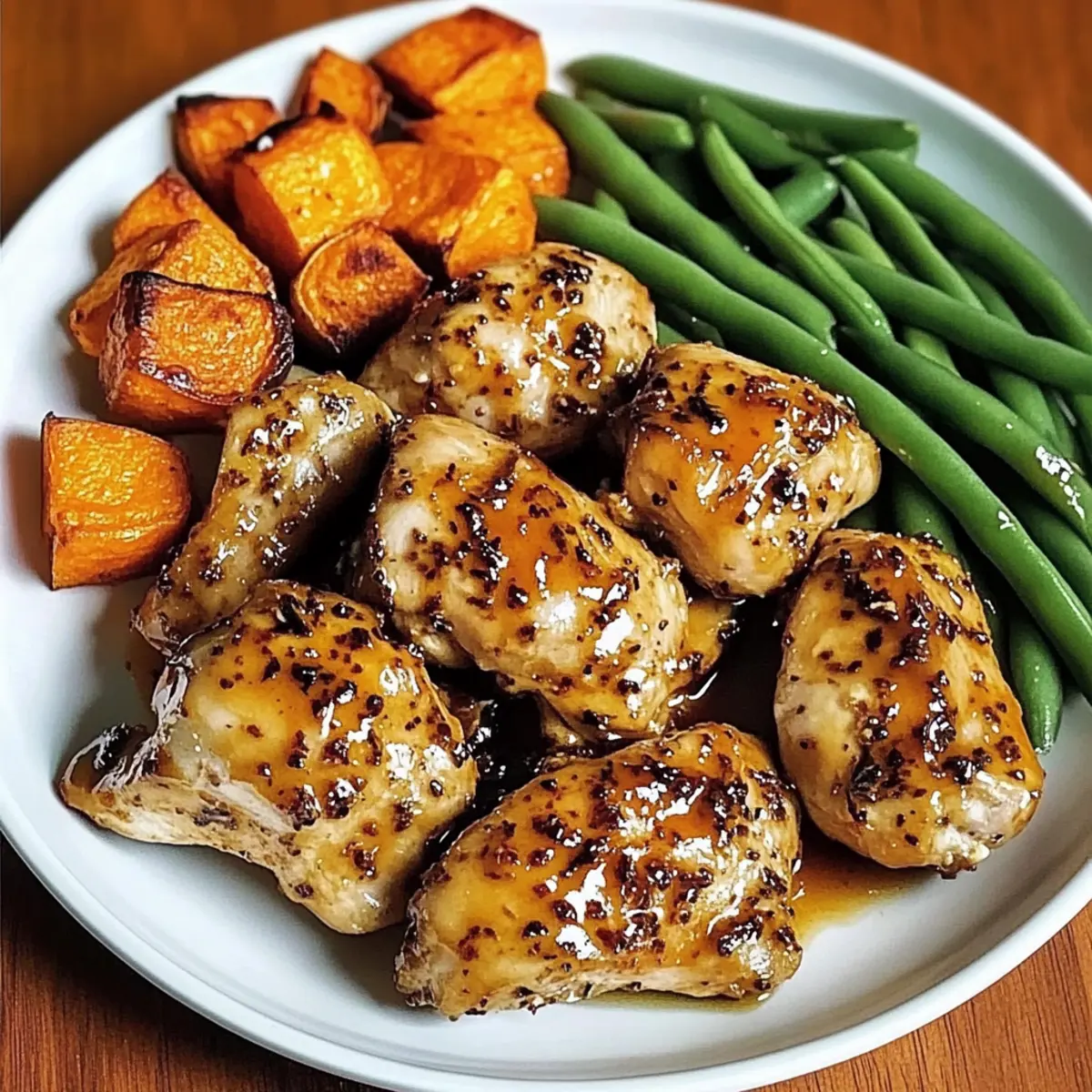 Honey Garlic Chicken and Sweet Potato Recipe