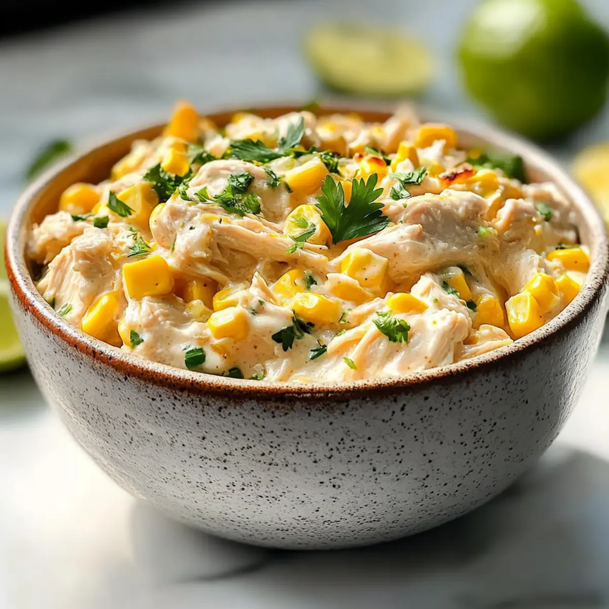 Summer Crockpot Street Corn Chicken