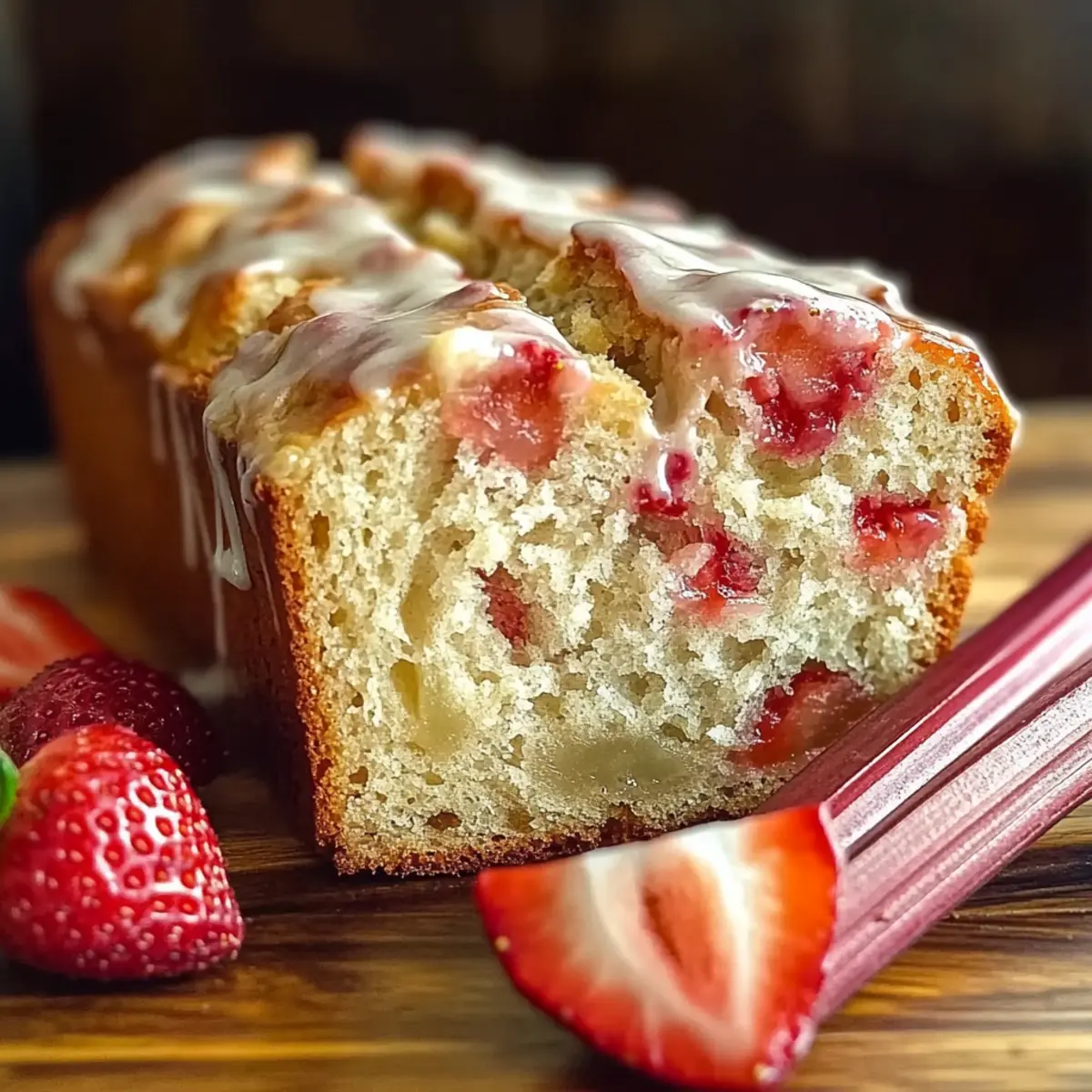 Strawberry Rhubarb Bread