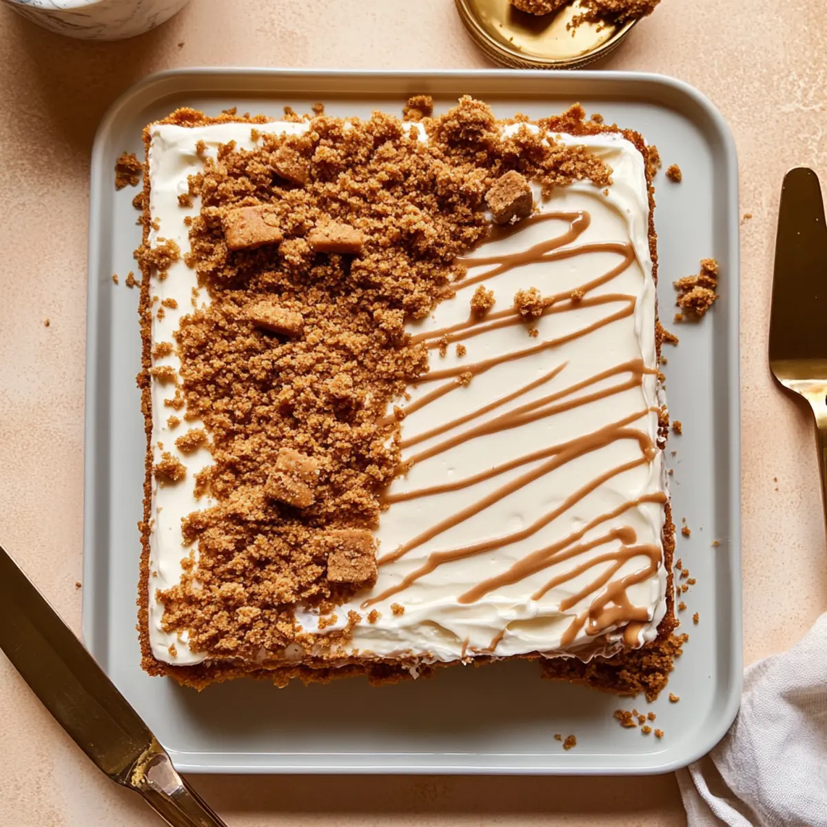 Biscoff Milk Cake