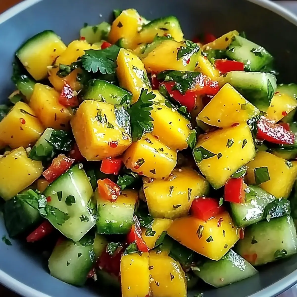 Thai Mango Cucumber Salad