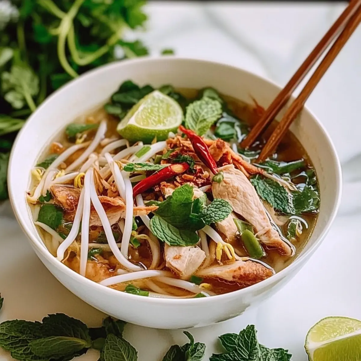 Quick Chicken Pho