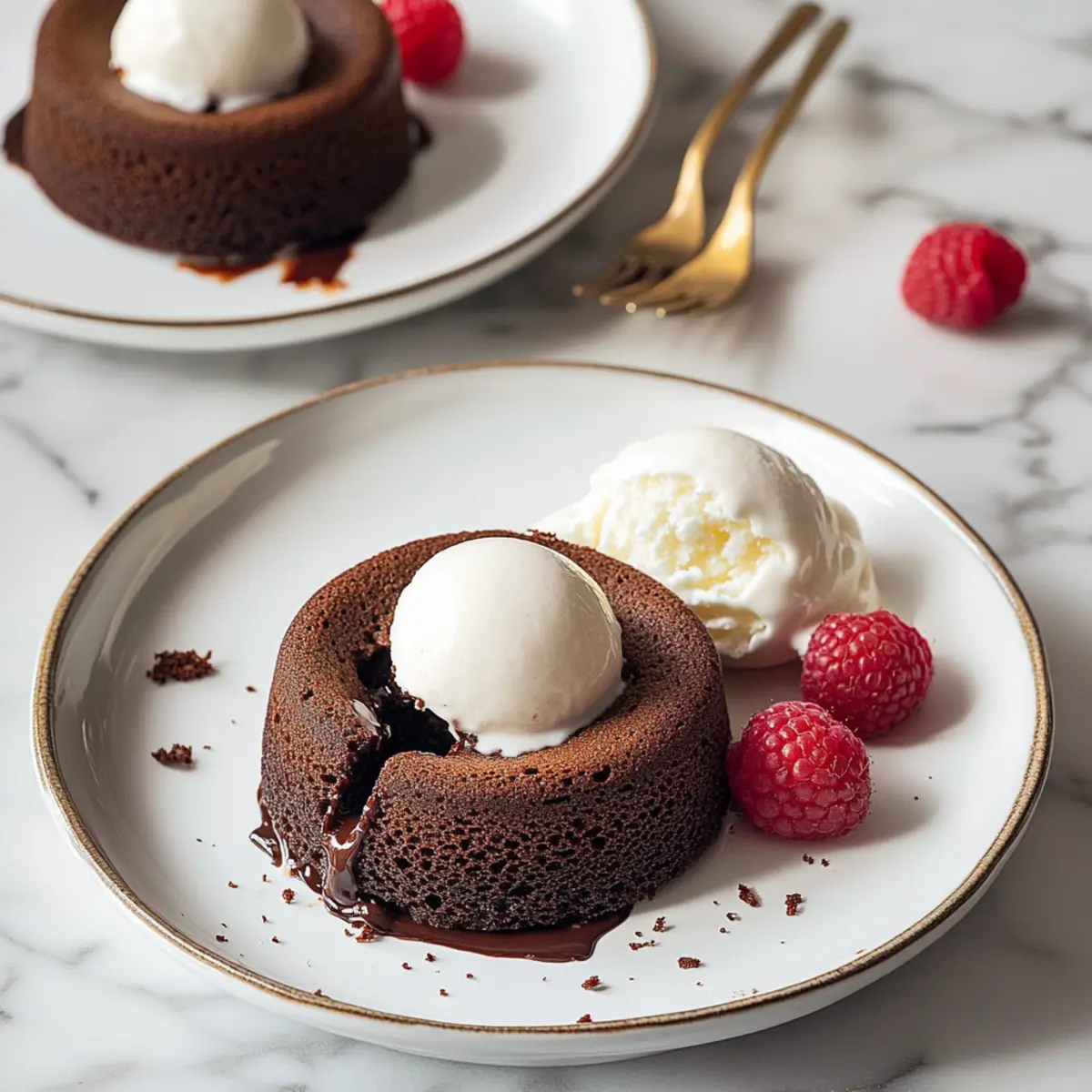 Air Fryer Lava Cakes