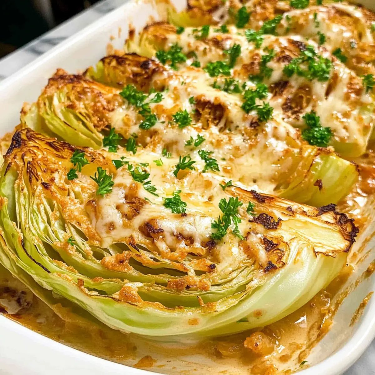 Garlic Butter Melting Cabbage