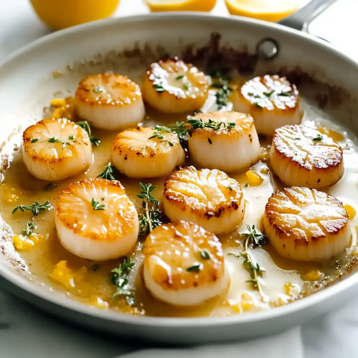 Scallops with Citrus Ginger Sauce