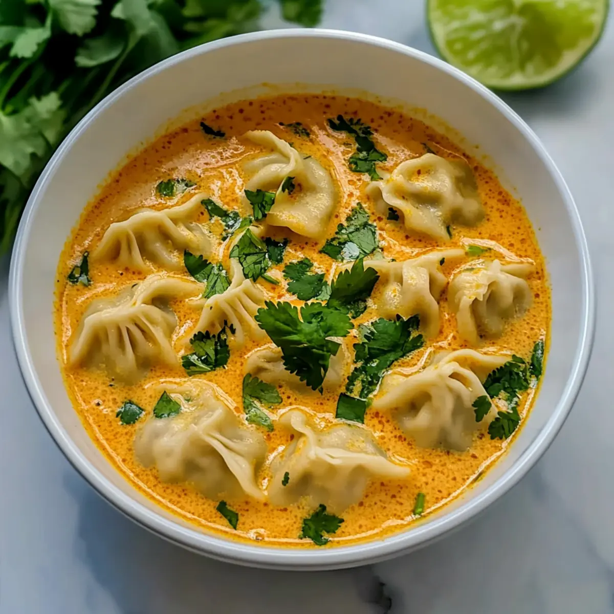 Curry Dumpling Soup