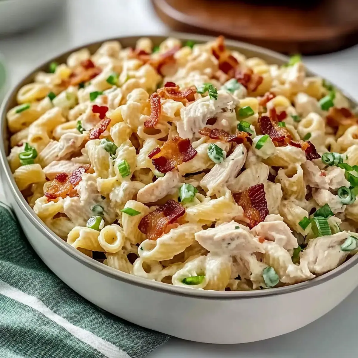 Creamy Chicken Pasta Salad