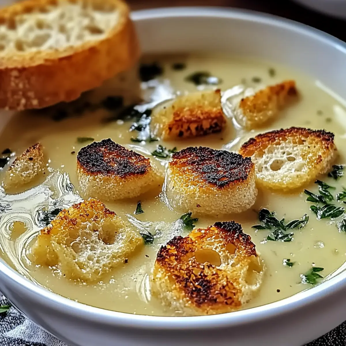 French Garlic Soup