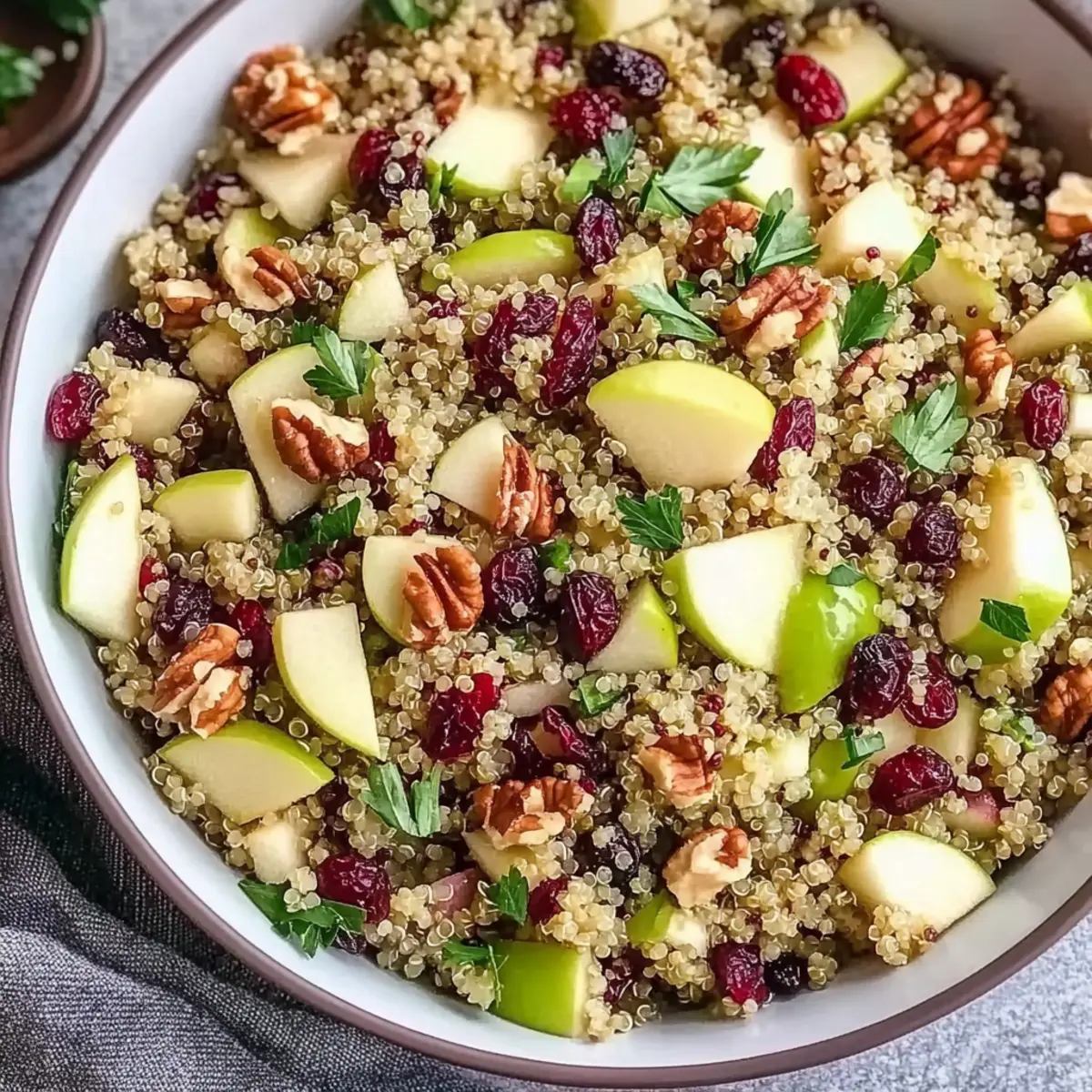 Quinoa Apple Salad