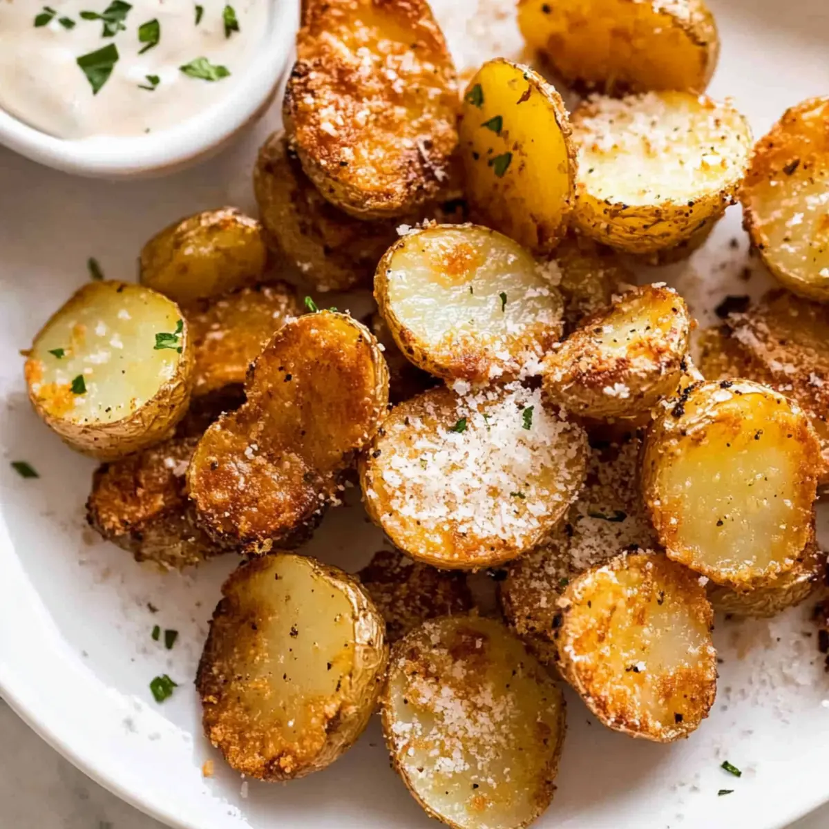 Crispy Roasted Parmesan Potatoes