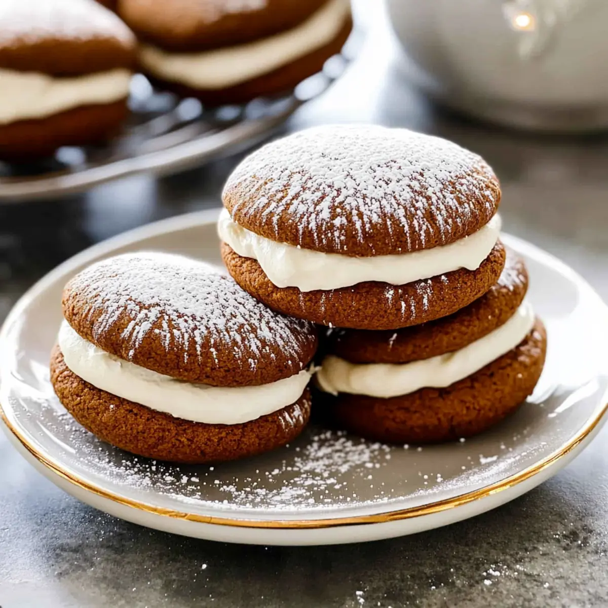 Gingerbread Whoopie Pies