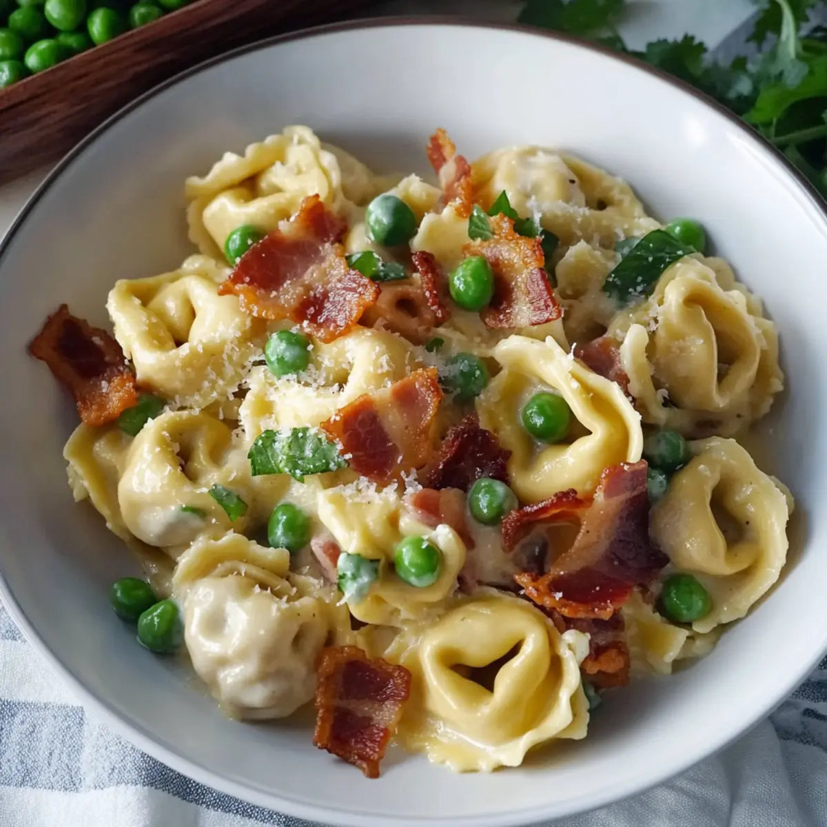 Italian Tortellini Carbonara