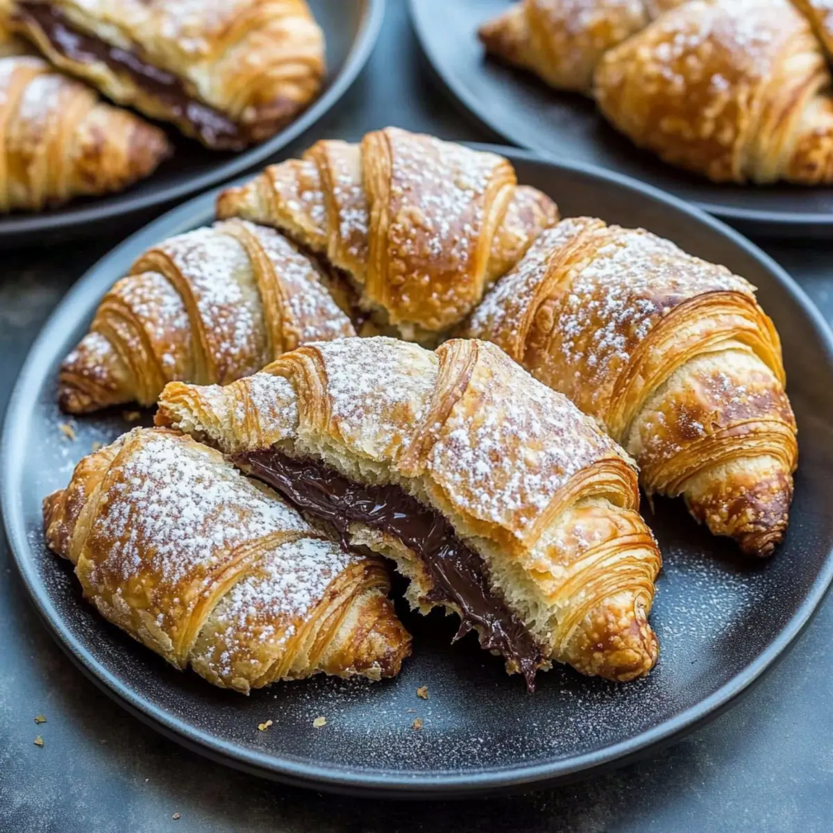 Twice-Baked Chocolate Croissants
