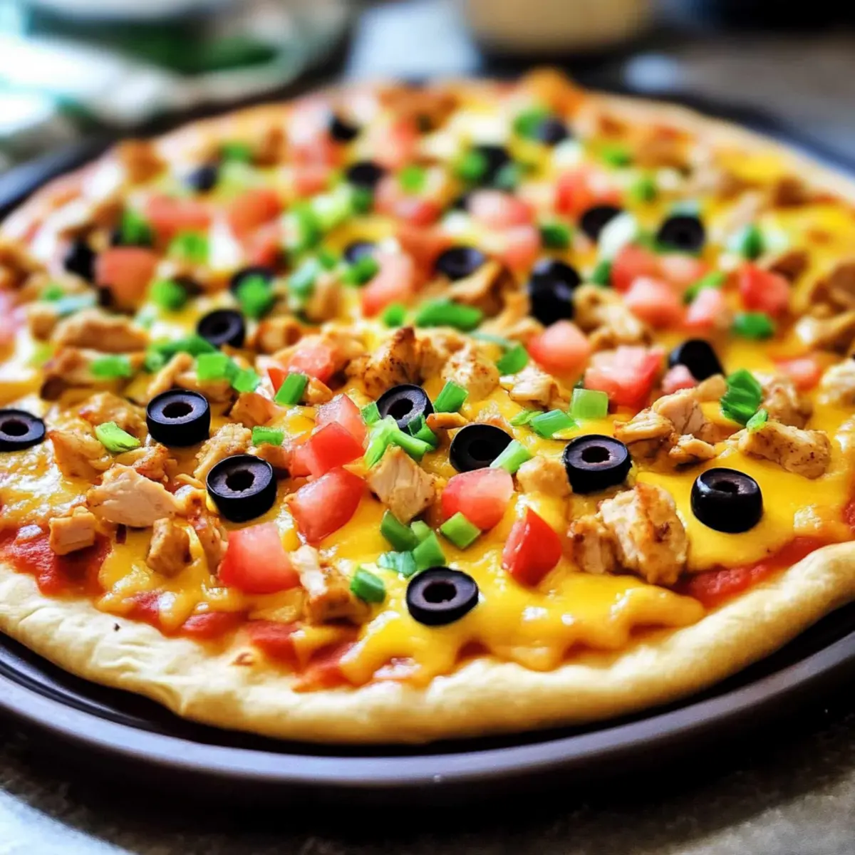 Chicken Taco Pizza