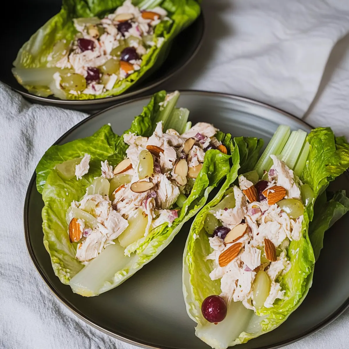 Chicken Salad Lettuce Wraps