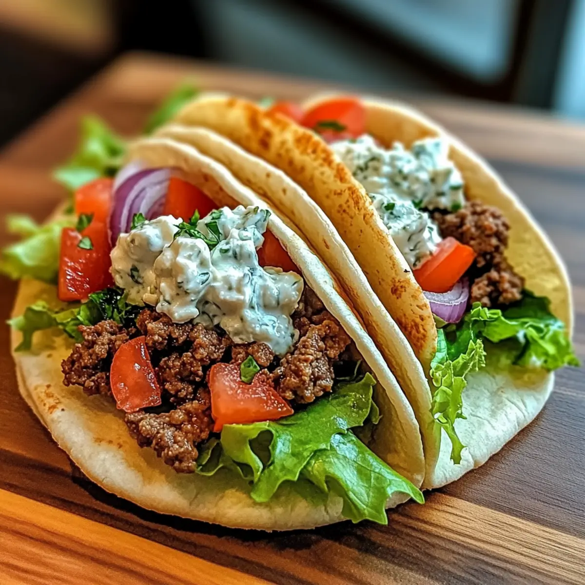 Ground Beef Gyros