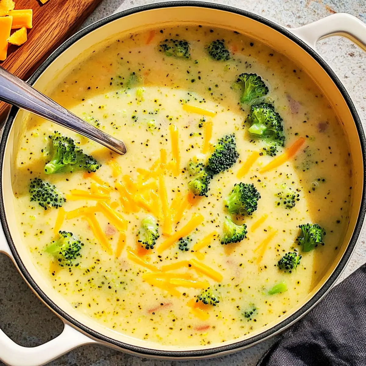 Broccoli Cheddar Soup Recipe