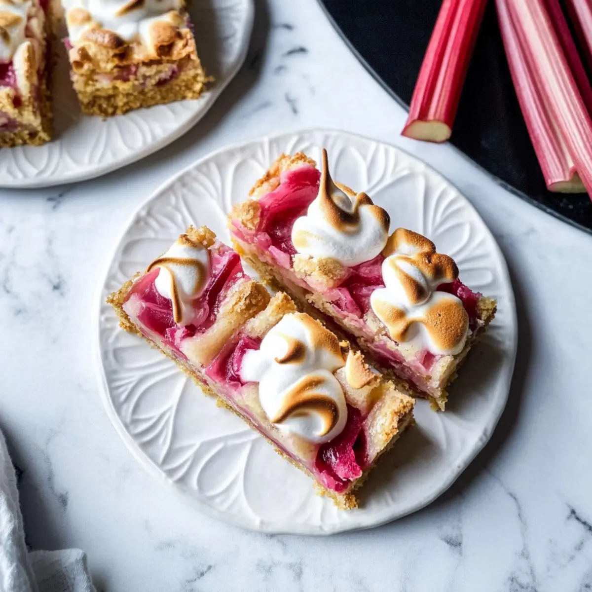 Lemon Rhubarb Bars