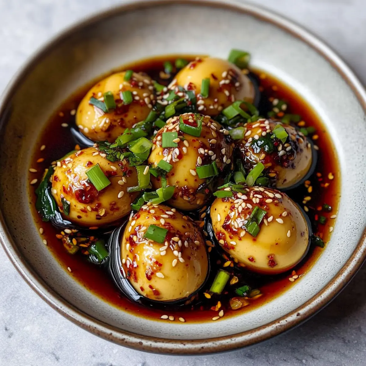 Korean Soy Marinated Eggs