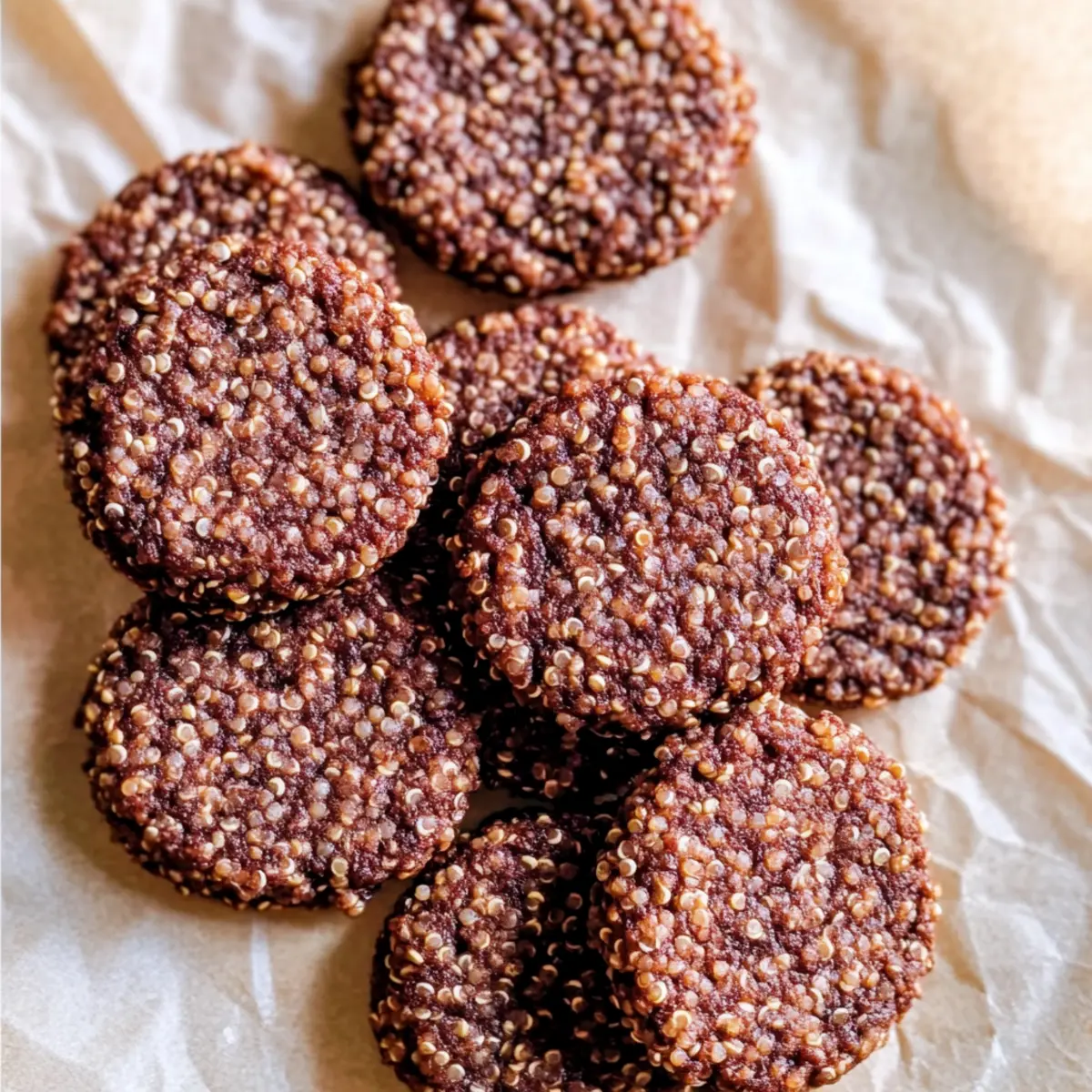 Crispy Quinoa Cacao Cookies