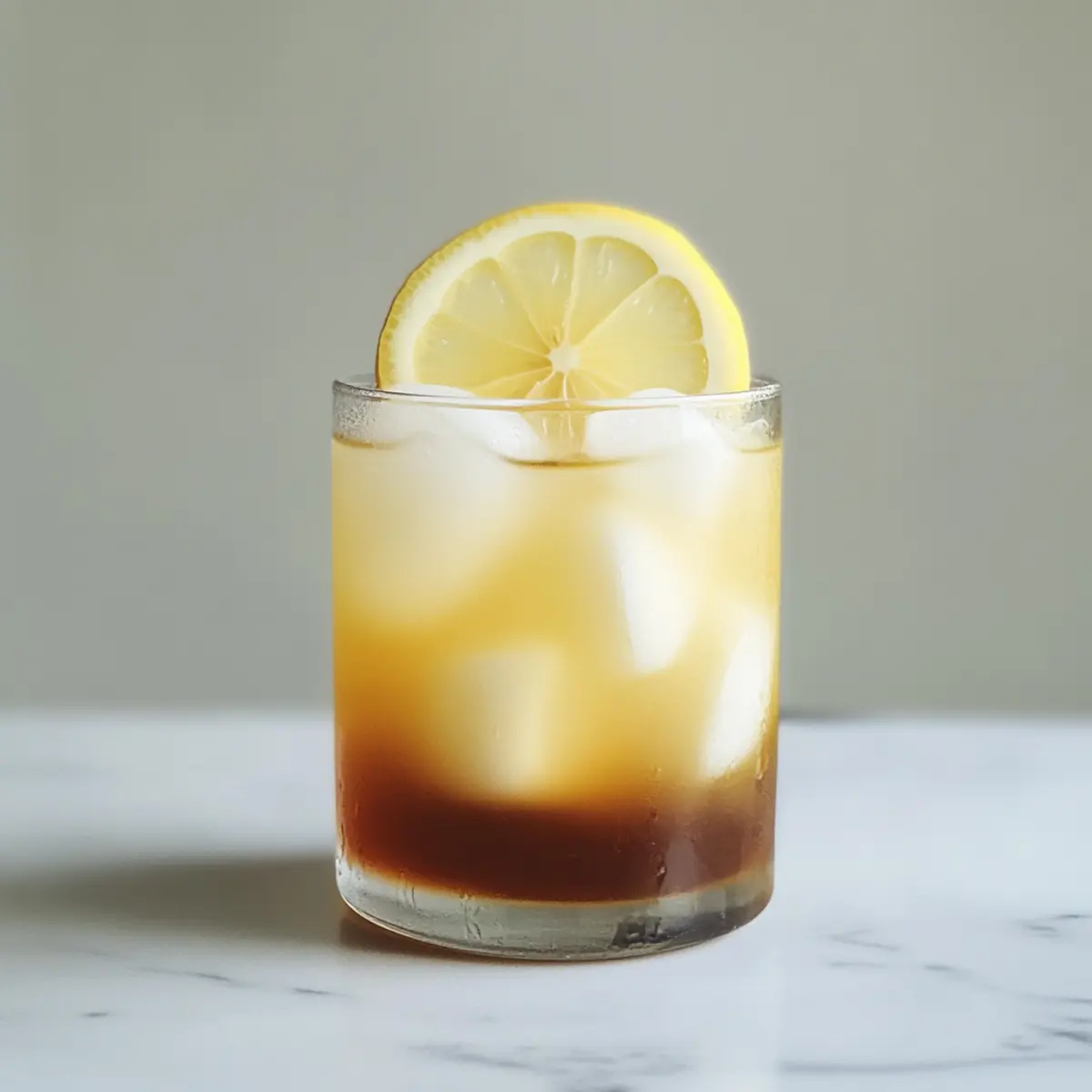 Lemon Vanilla Black tea Iced Tea