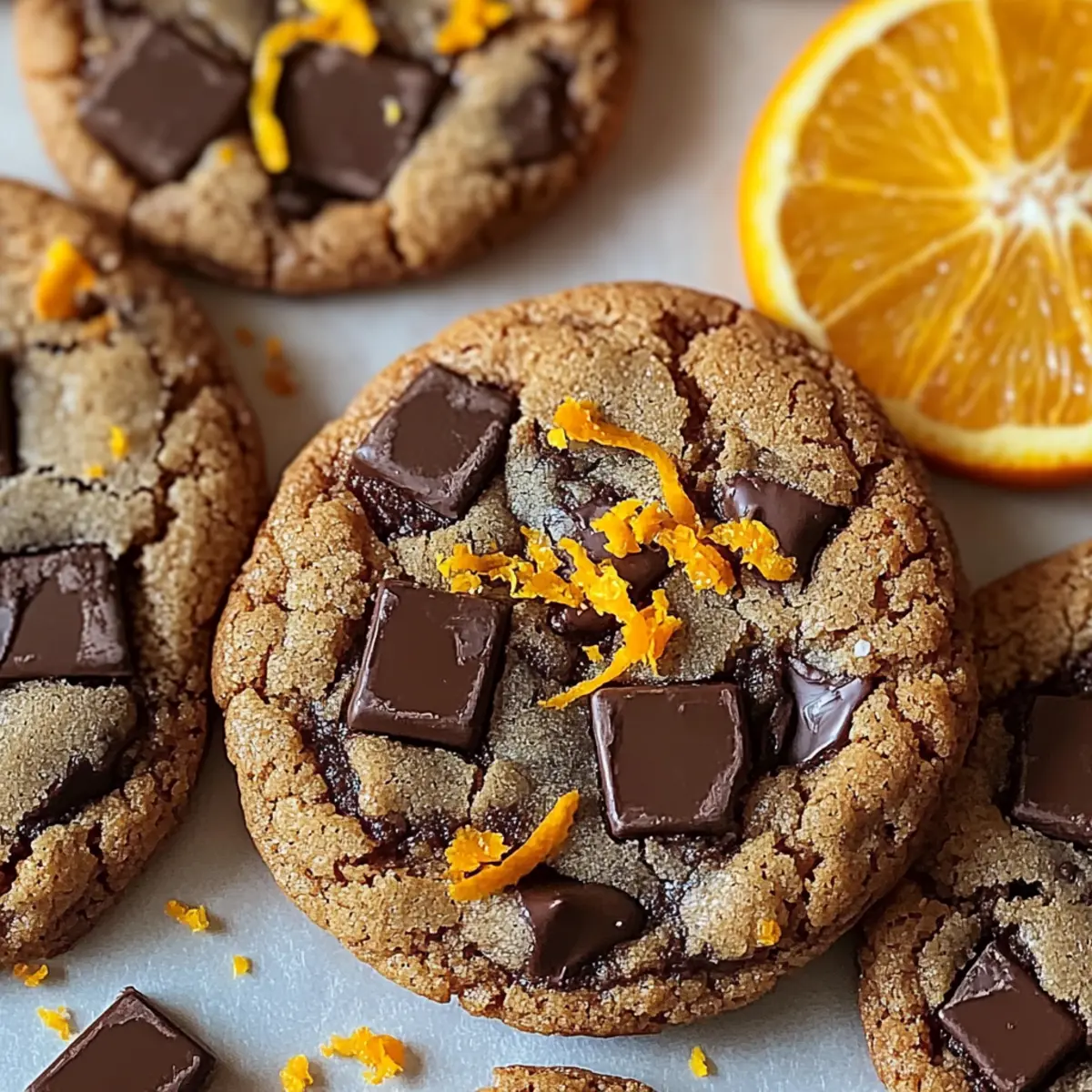 Orange Dark Chocolate Cookies