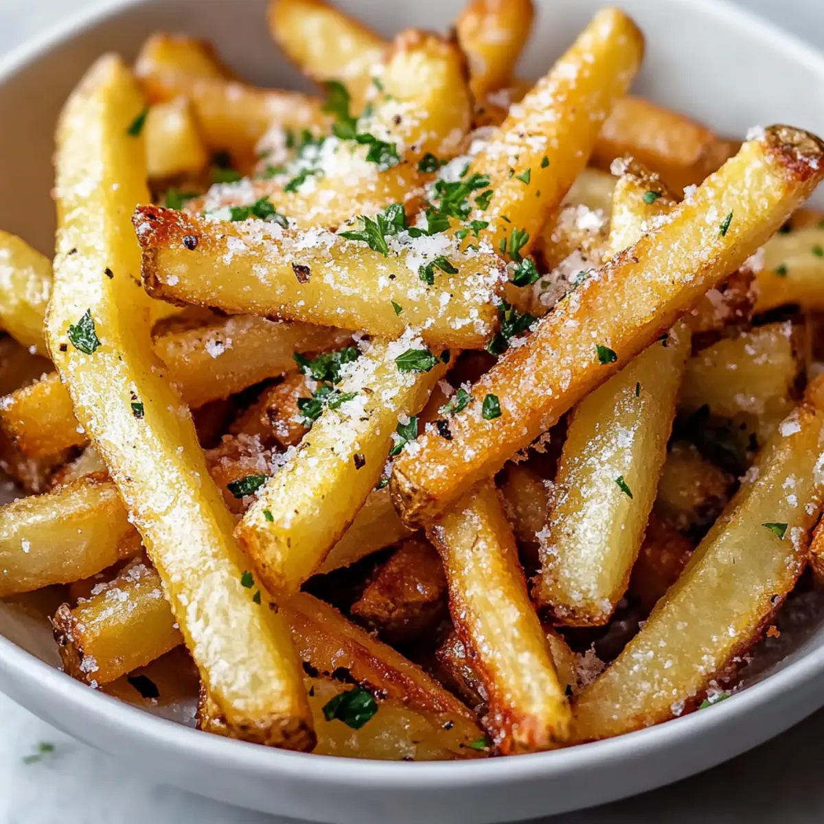 Crispy Garlic Butter Fries