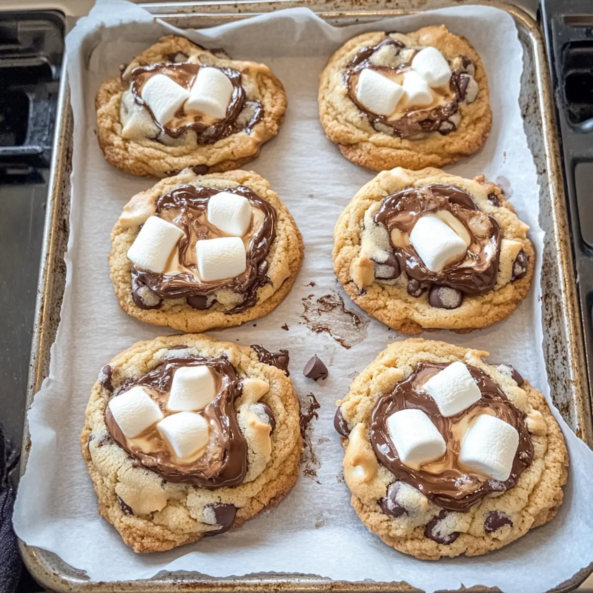 Smore’s Chocolate Chip Cookies