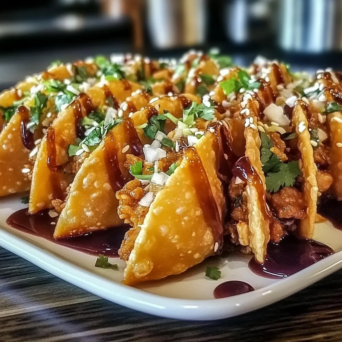 Applebee’s Chicken Wonton Tacos
