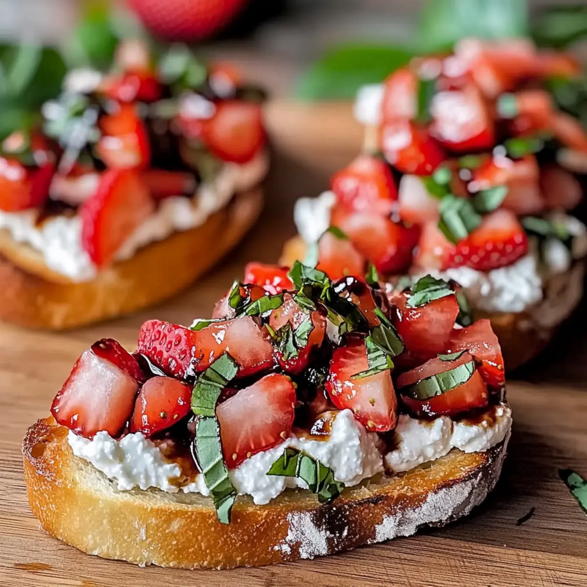Strawberry Ricotta Bruschetta