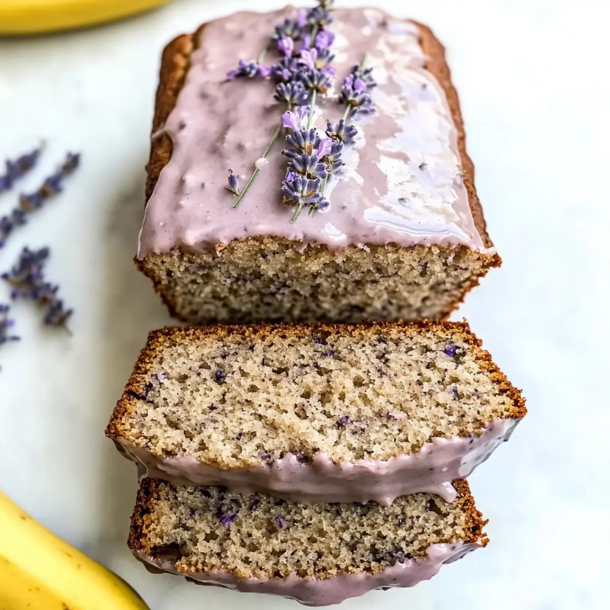 Lavender Banana Bread