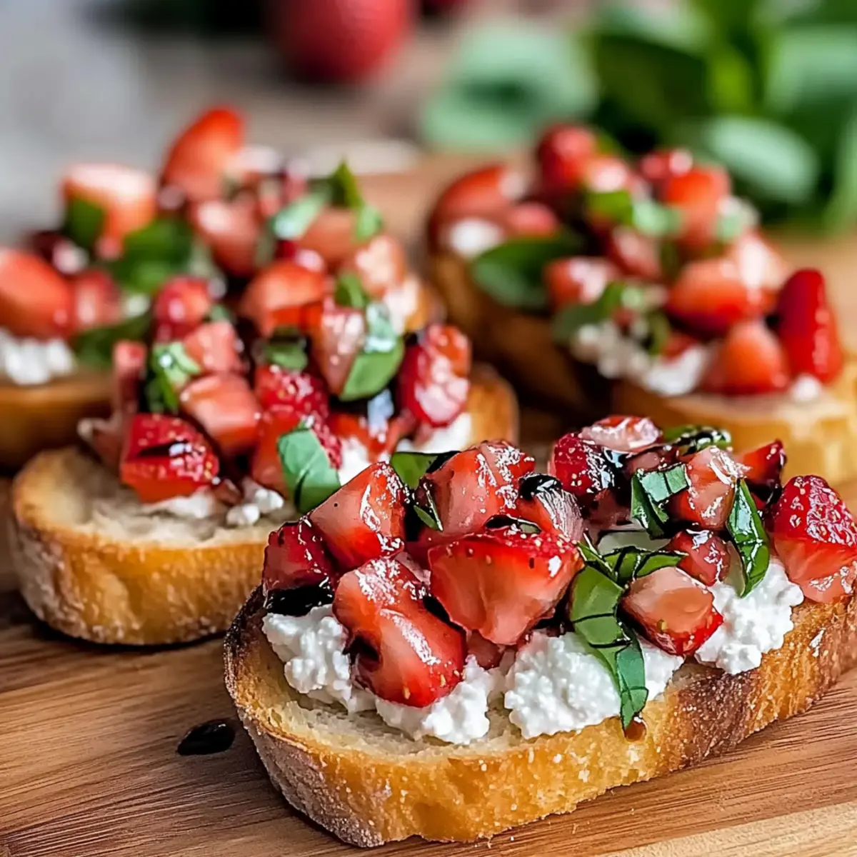 Strawberry Ricotta Bruschetta