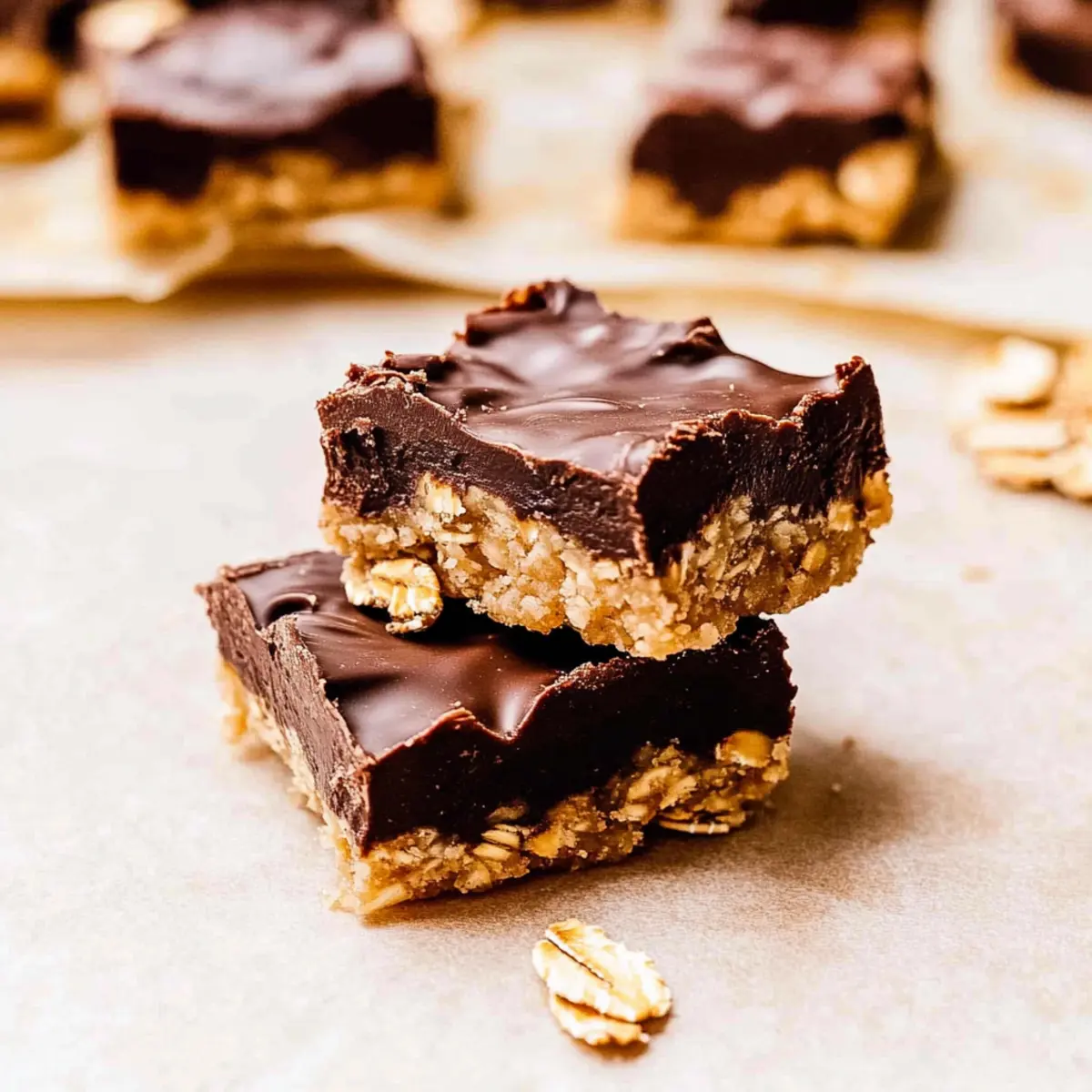 Oatmeal Fudge Bars