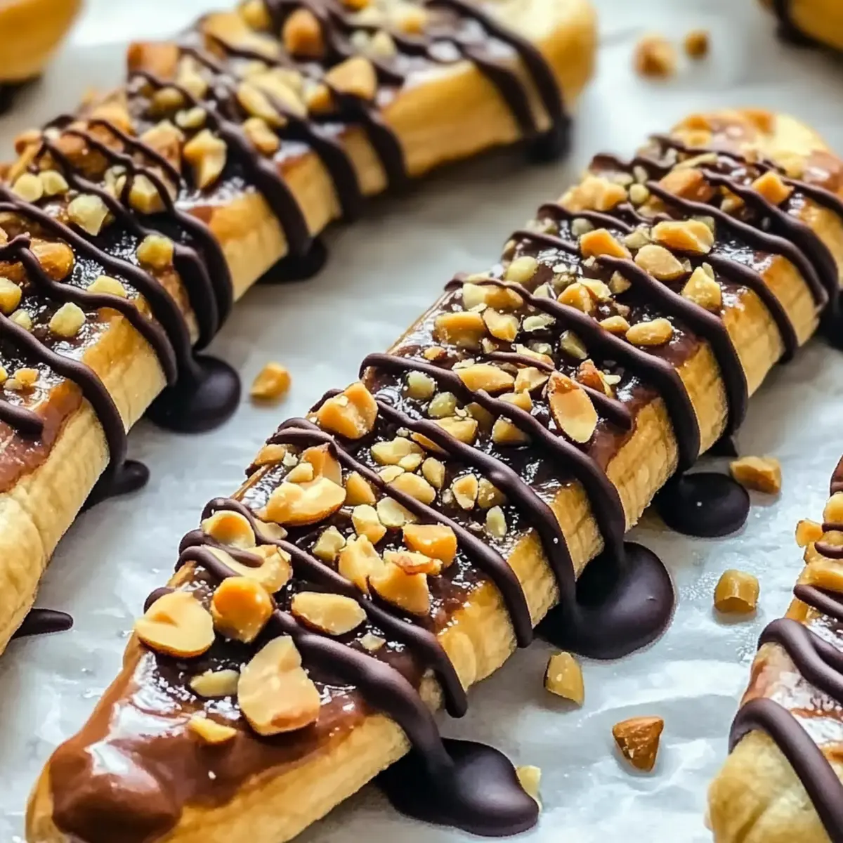 Frozen Banana Snickers
