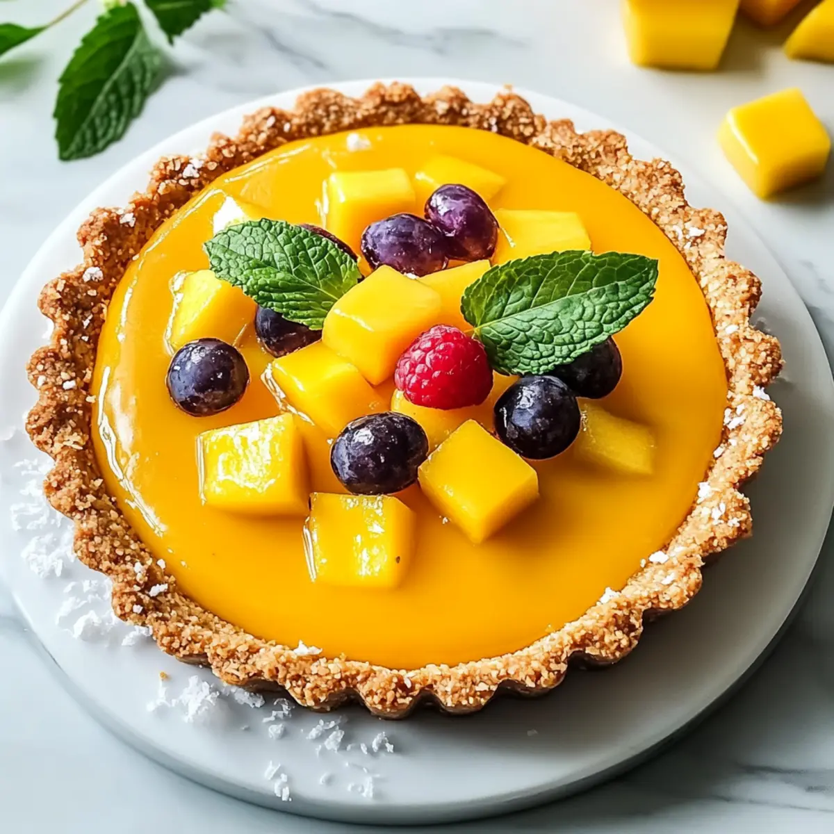 Mango Curd Tart Recipe