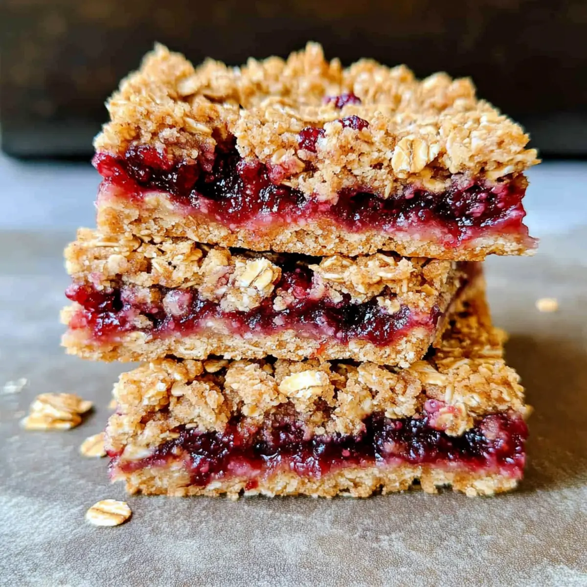 Berry Oat Bars