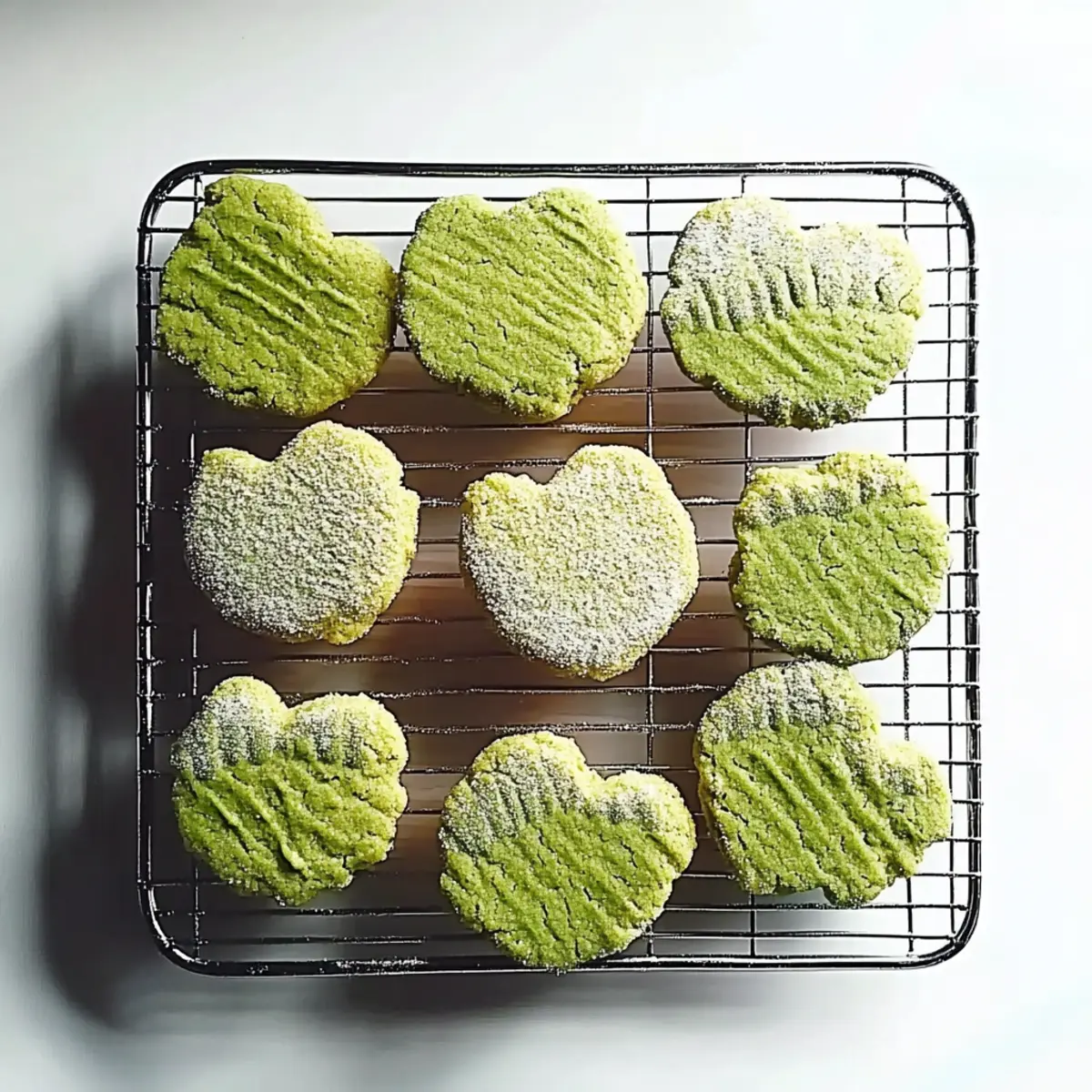 Matcha Sugar Cookies