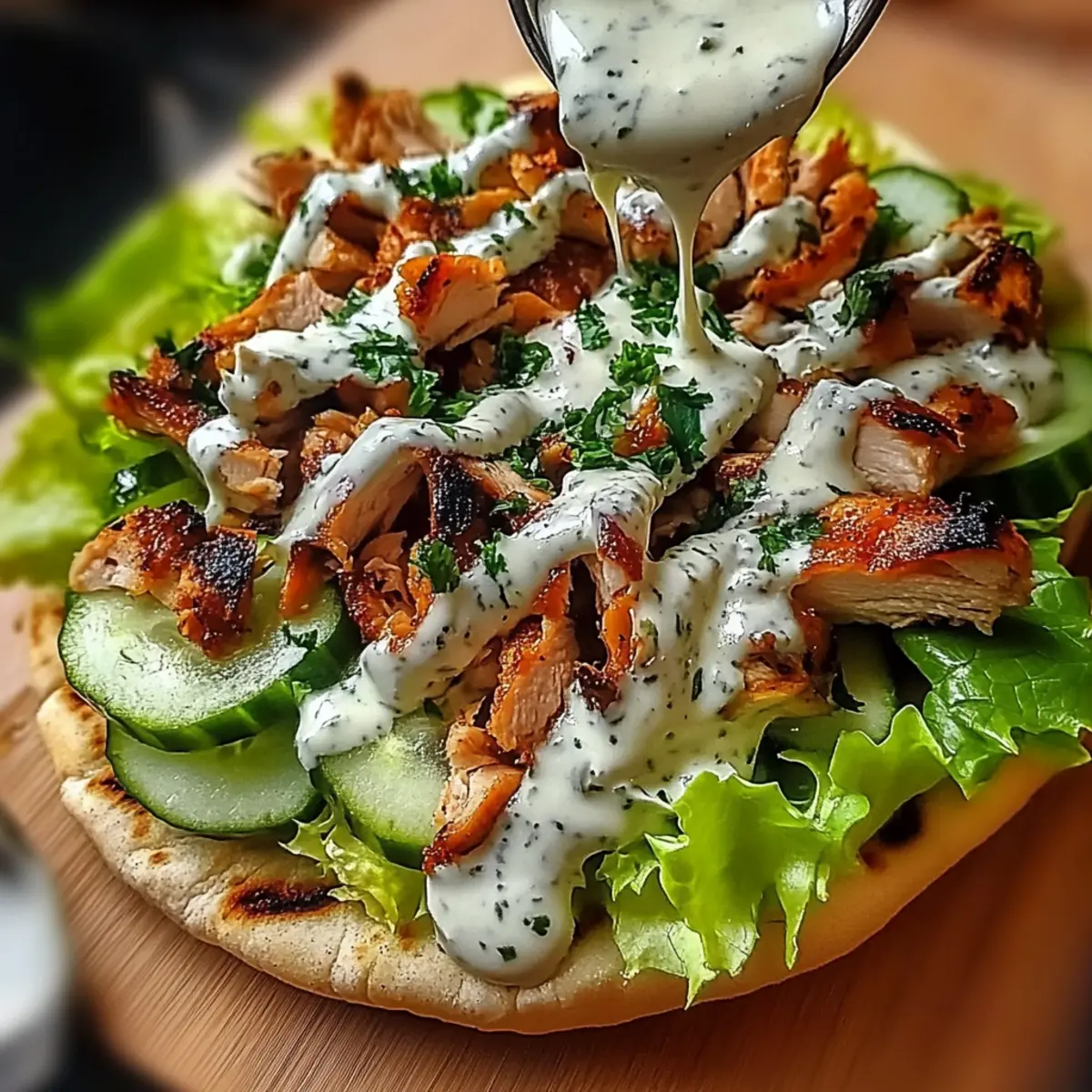 Chicken Shawarma with Garlic Sauce