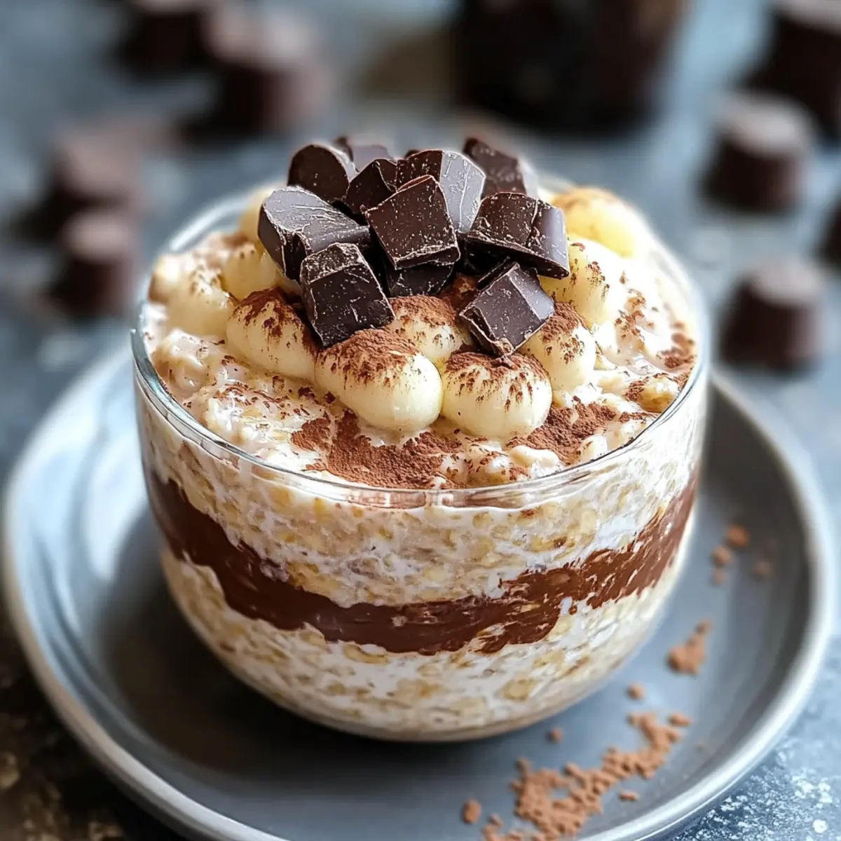 Tiramisu Protein Overnight Oats