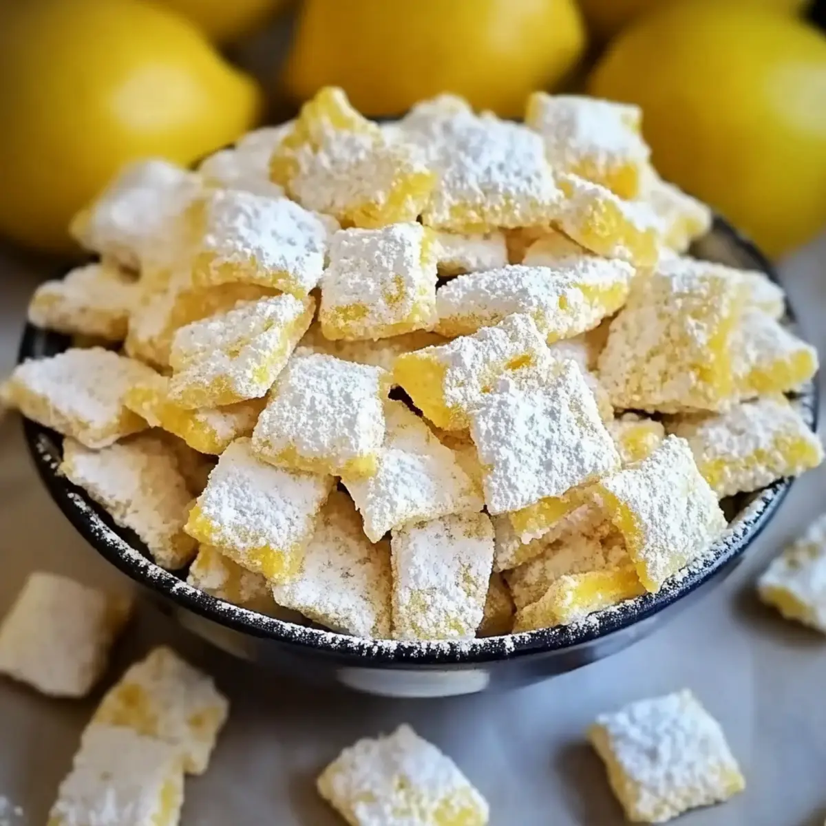 Zesty Lemonade Puppy Chow Snack