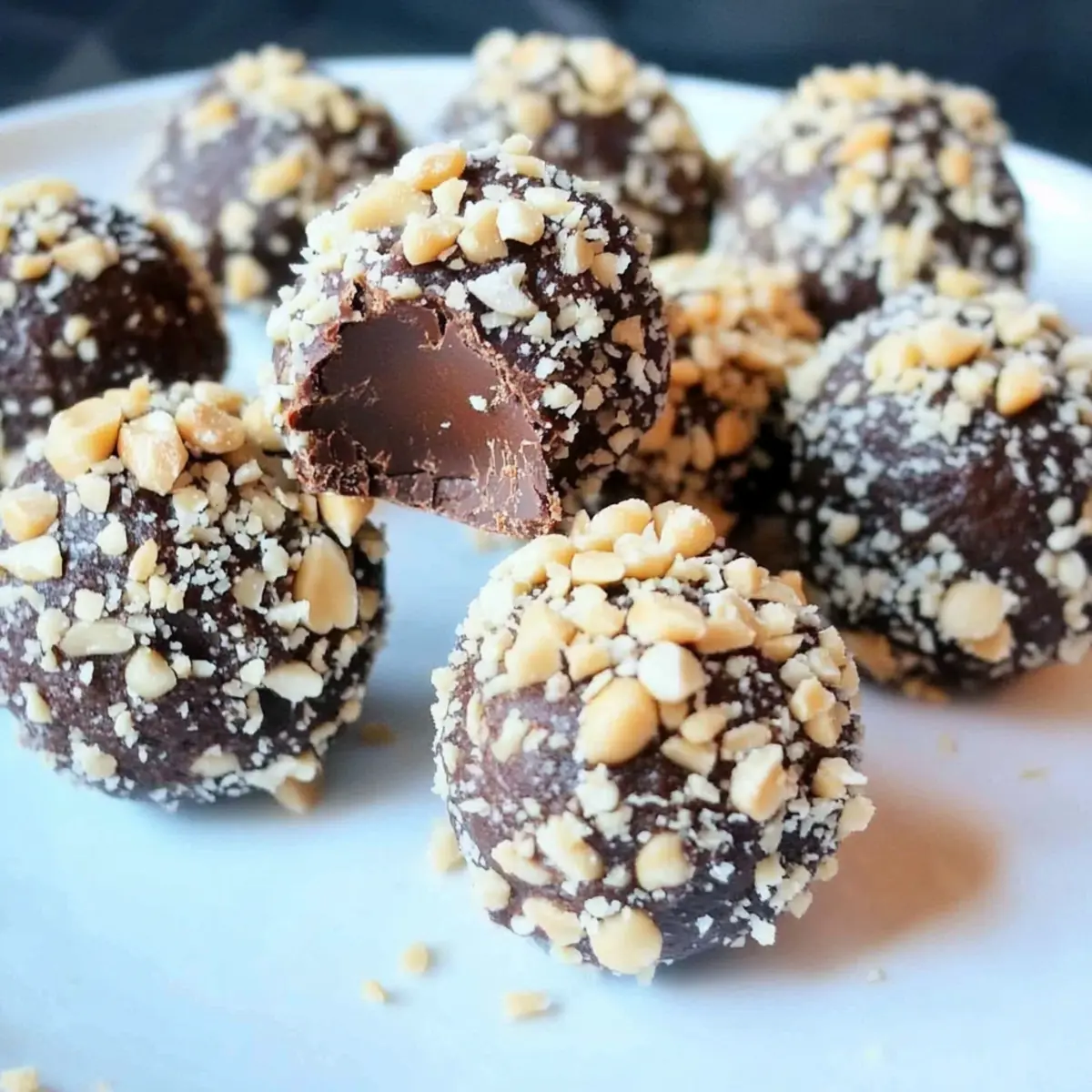 Chocolate Chickpea Truffles