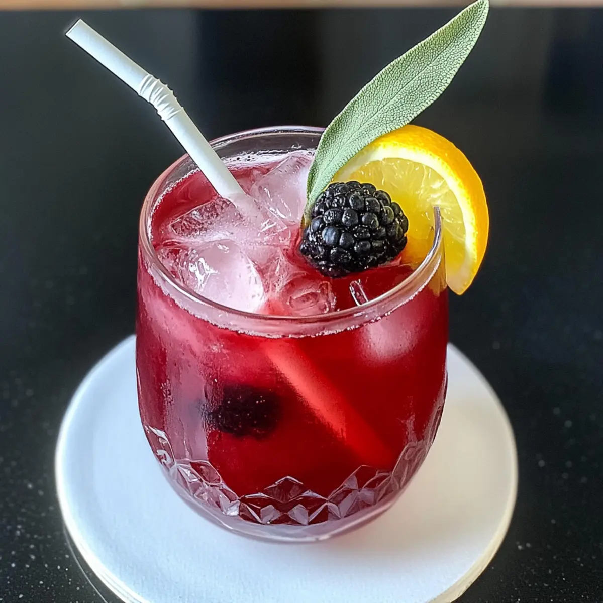 Blackberry Sage Iced Tea