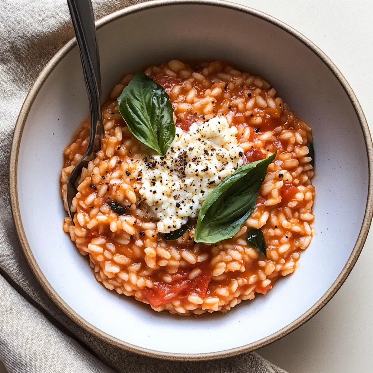 Tomato-Basil Risotto