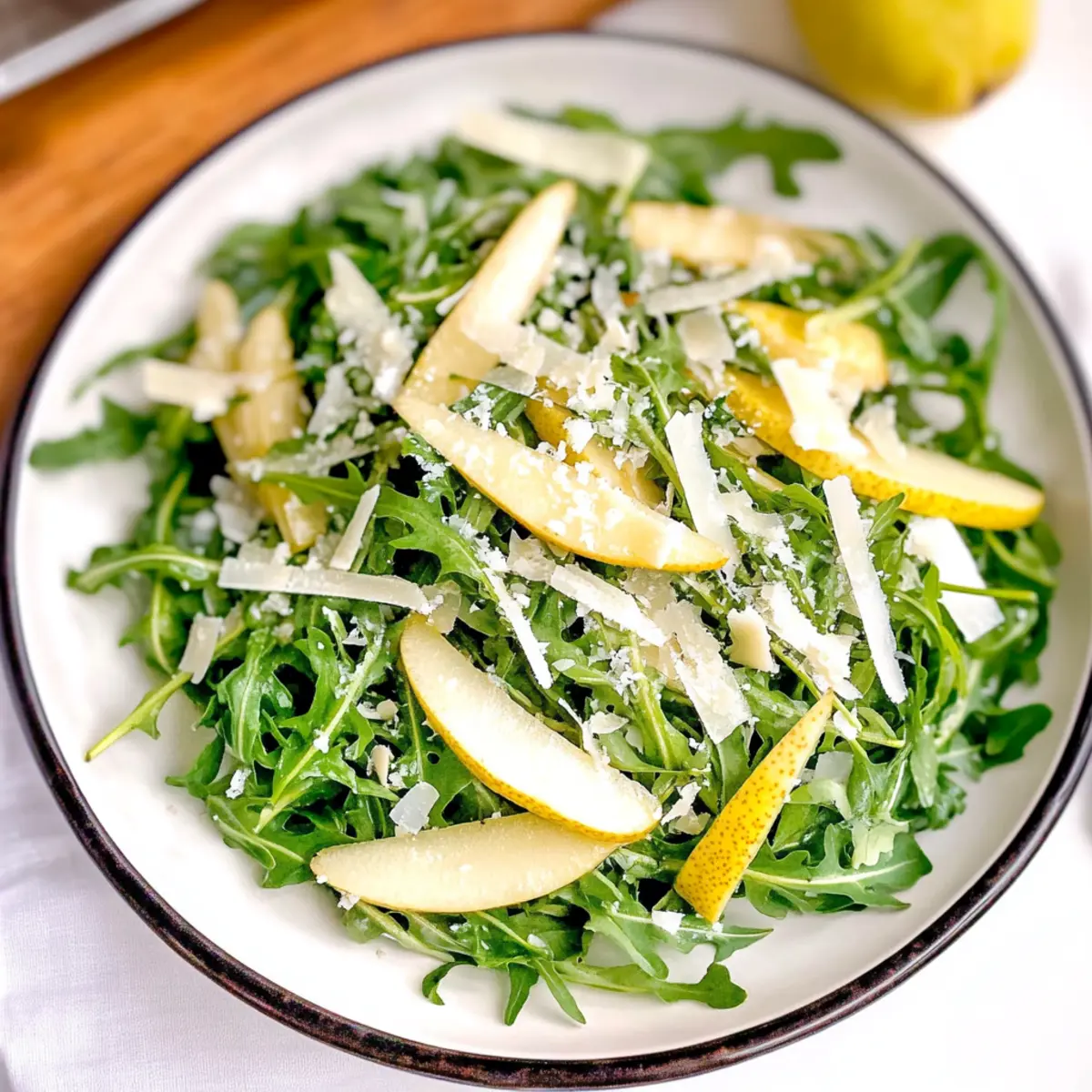 Rocket Salad With Pear & Parmesan