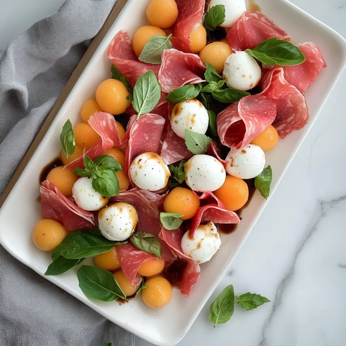 Melon and Prosciutto Salad